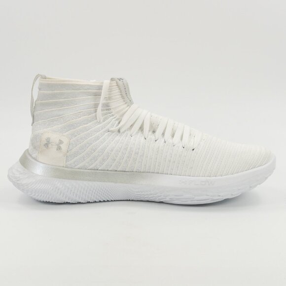 Under Armour Flow FUTR X Elite VVS \'White Metallic Silver\' 3028021-100 size 17
